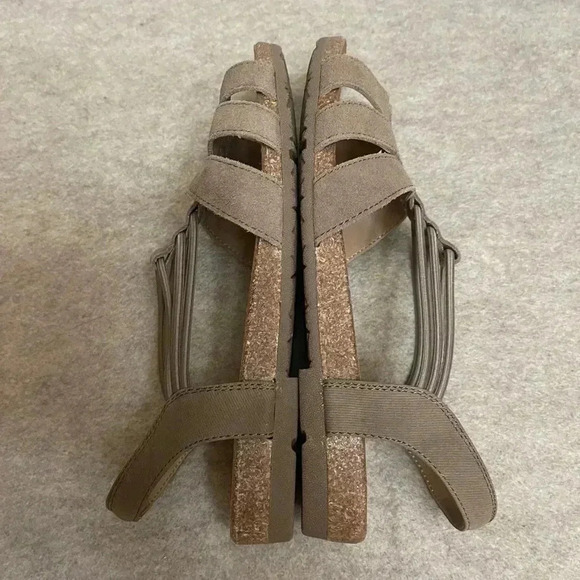 Earth Origins Suede Sling Back Laney Sedona Brown Womens Sandals size 8 Wide - Picture 9 of 14